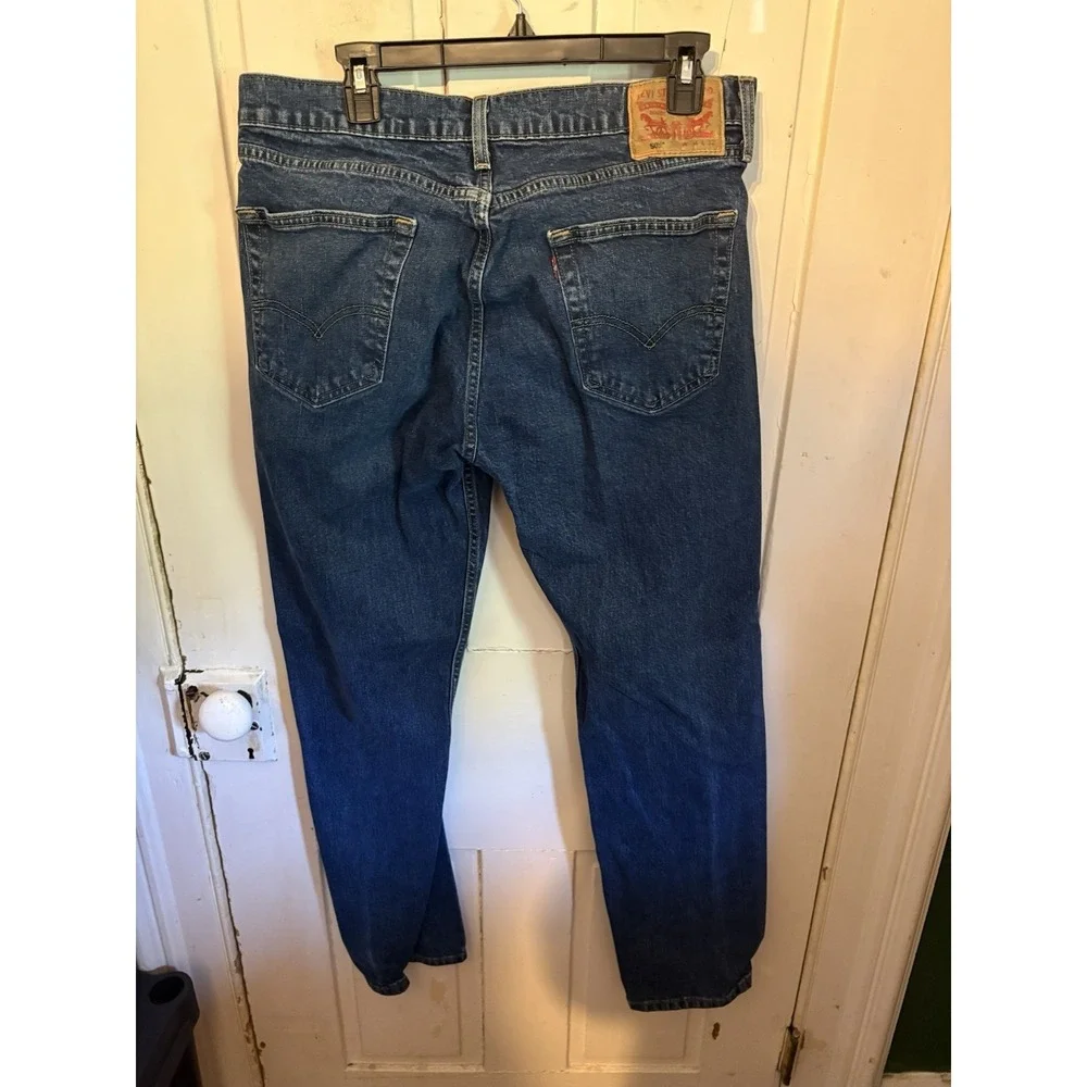 LEVI'S 505 Regular Fit Jeans Men's 34x32 Blue Denim Straight Leg Classic Pants
